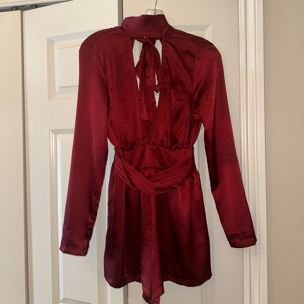 Pretty Little Thing Satin Romper